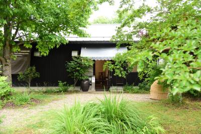 Secluded in a forest. Lovely garden with seasonal flowers.